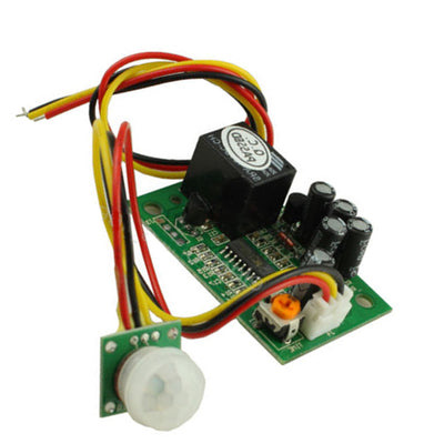 DC 12V PIR IR Pyroelectric Infrared Adjustable Relay Output Sensor Module