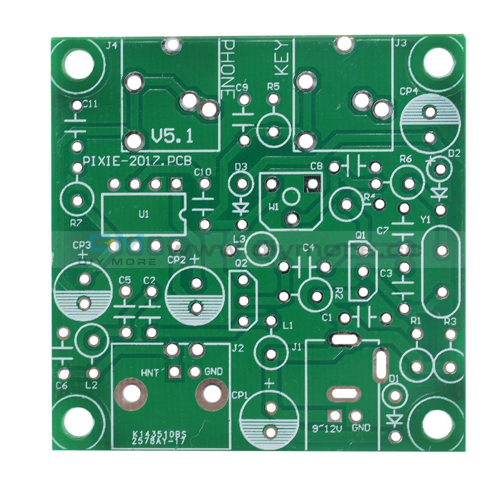 Diy Radio 40M Cw Shortwave Transmitter Module Micro Low Power Amplitude Telegraph Qrp Pixie Kit