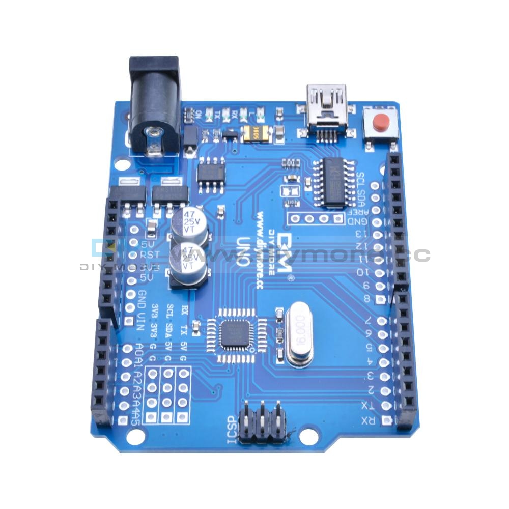 ATmega328P CH340G Replace ATmega16U2 Mini USB Board for Arduino – diymore