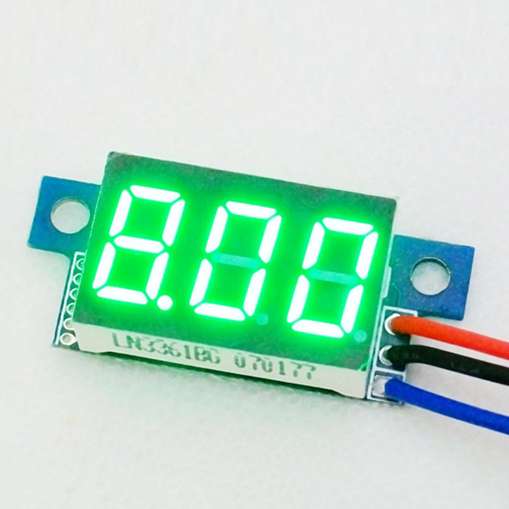 3-Digital 0.36" 0-30V LED Digital Display Panel Voltmeter Voltage Meter Tester