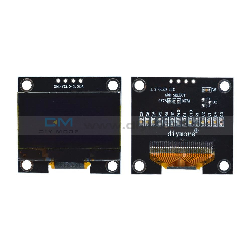 Ssd1351 Drive 1.5 Inch 7Pin Full Color Oled Module Display Screen Ic 128(Rgb)*128 Spi Interface For