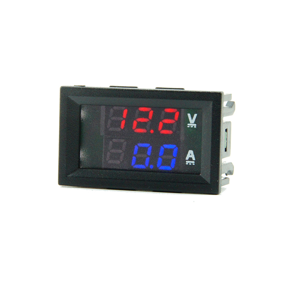 DC 7~110V Direct Power Supply 3-Digit Precision Dual Display Voltage And Current Meter