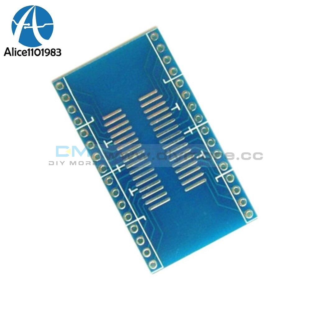 2Pcs Sop32 To Dip32 1.27Mm 2.54Mm Pitch Interposer Board Pcb Adapter Plate Diy Integrated Circuits