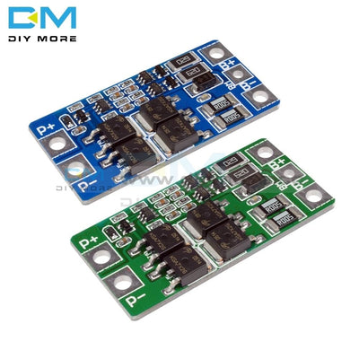 2S 10A 8.4V 7.4V 18650 Lithium Protection Board Bms Pcm Pcb Li Ion Lipo 2 Cell Pack With Balance