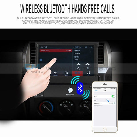 7 Inch Android 8.1 Car Radio 1 Din Mp3/4/5 Player + Wifi Gps Bluetooth Am/fm +Free Offline Map