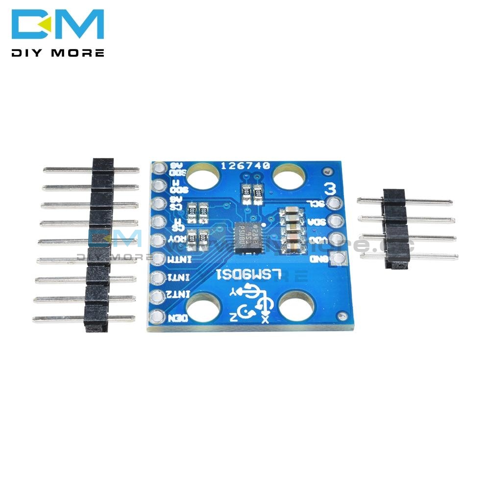 Lsm9Ds1 9-Axis Sensor Module Nine-Axis Imu Accelerometer Gyroscope Magnetometer Gy-Lsm9Ds1 I2C Spi