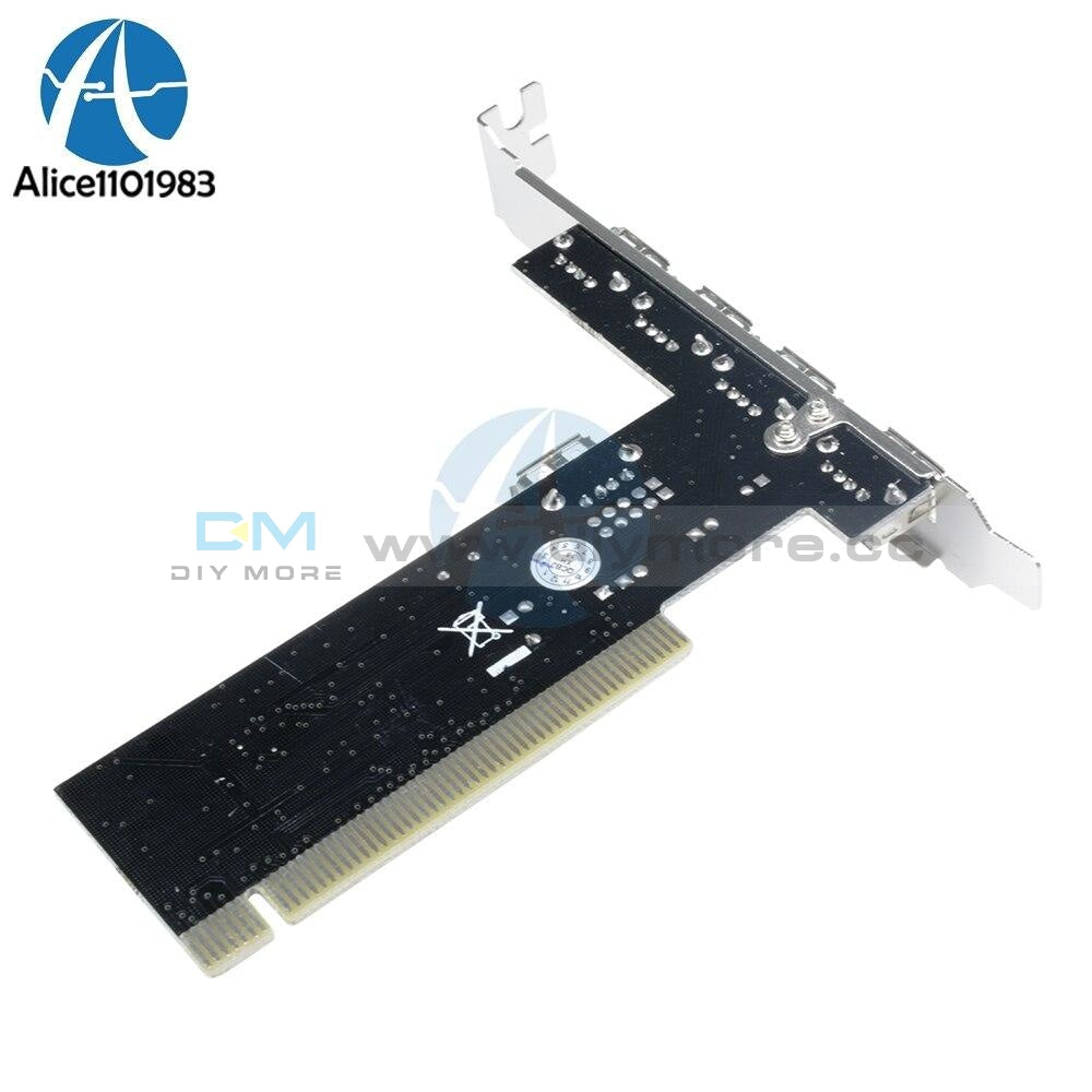 New High Speed 480Mbps 5 Port Usb 2.0 Pci Hub Card Control Controller Adapter Module 1.0 Compliant