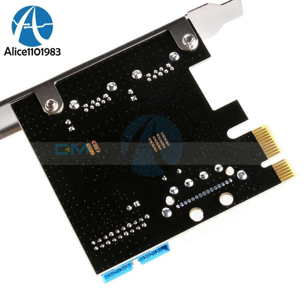 Pci 2 Ports Express Usb 3.0 Front Panel With 4 Pin & 20 Control Card Adapter 5Gbps Speed Pin Molex