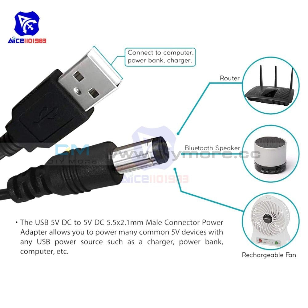 Making DC 5V TO 12V - USB to DC 5.5*2.1mm Cable ( Power Supply Module for  Wifi Router mobile power) 