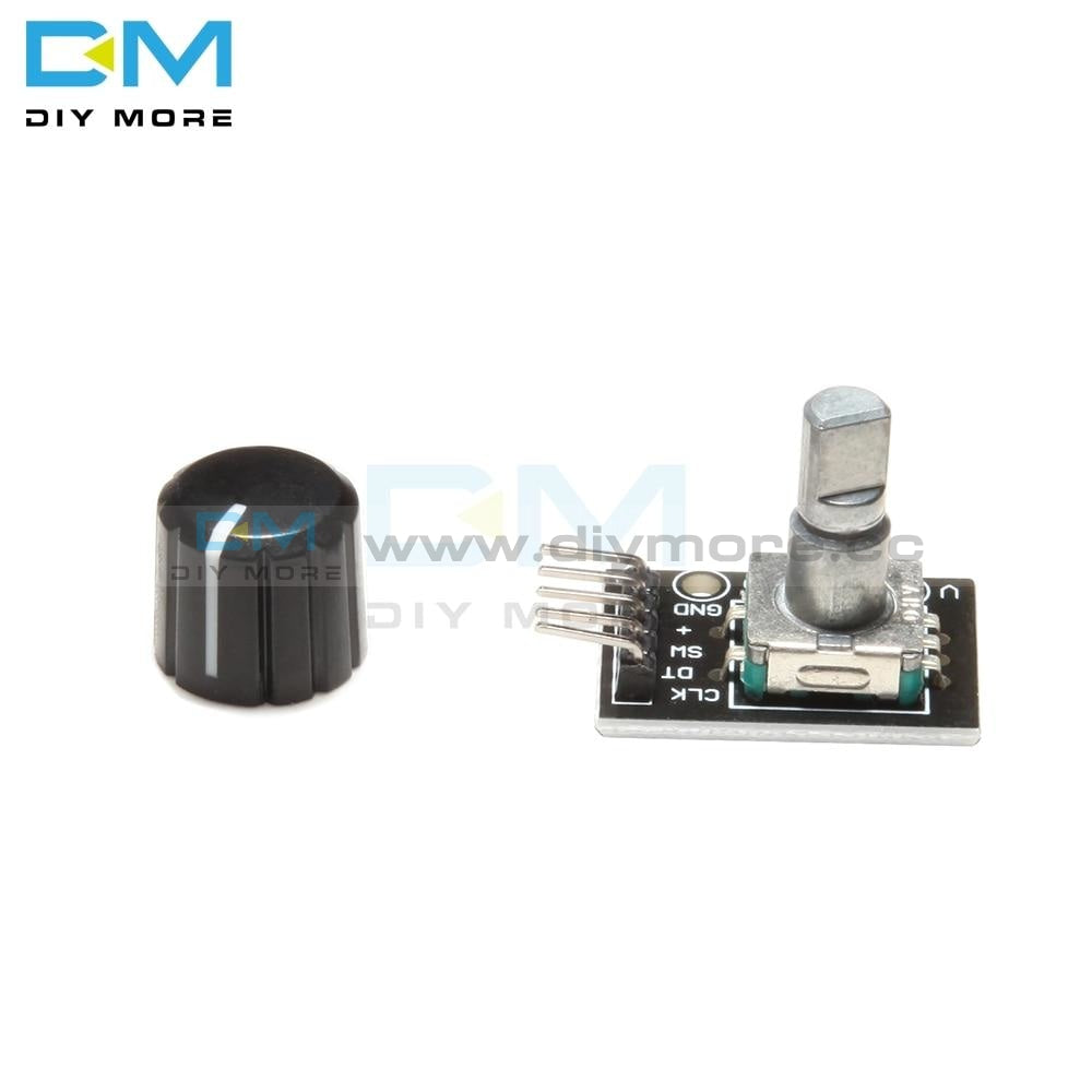 Ky-040 360 Degrees Rotary Switch Encoder Module With 15X13.5 Mm Potentiometer Half Shaft Hole Knob