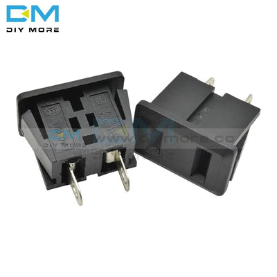 5Pcs Ac-02A Snap Type Iron Core Outlet Ac 125V 15A Us Plug Panel Mount Power Socket 2 Terminal